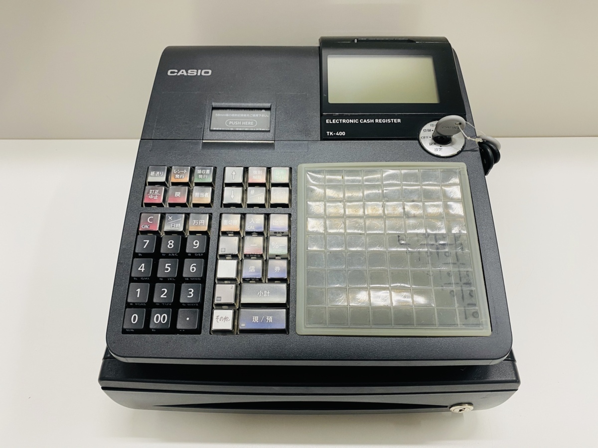 カシオレジスター TE-400 フル設定無料 PC連携売上管理 330006 カシオ