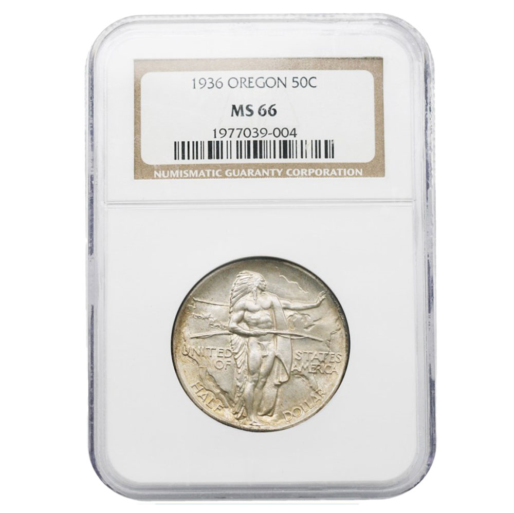 1936 50C Oregon Trail Half Dollar NGC MS 66 - CV Coins & Collectables
