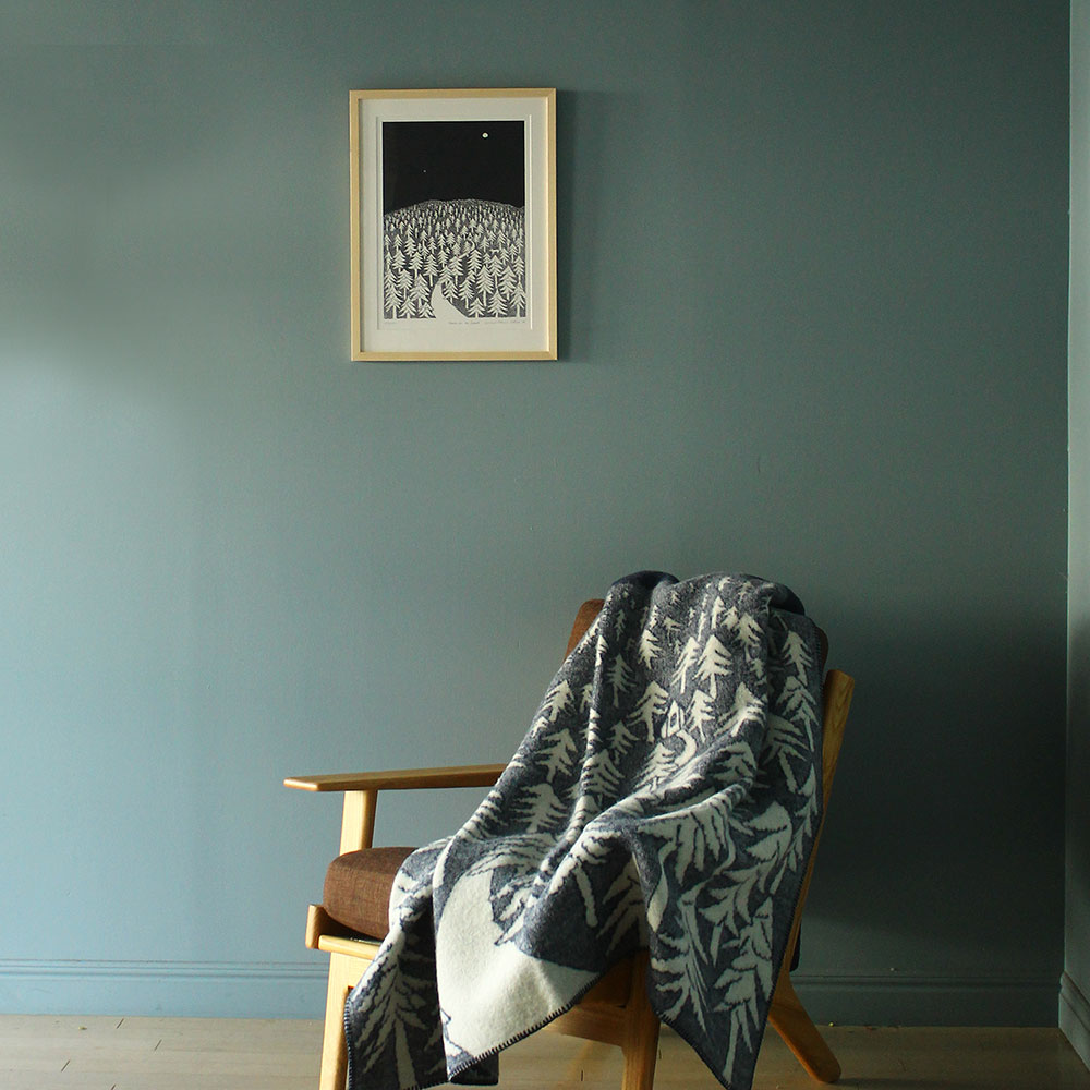 IDEE FOREST 秋山花 イデー フォレスト アートポスター 額装済 イデー