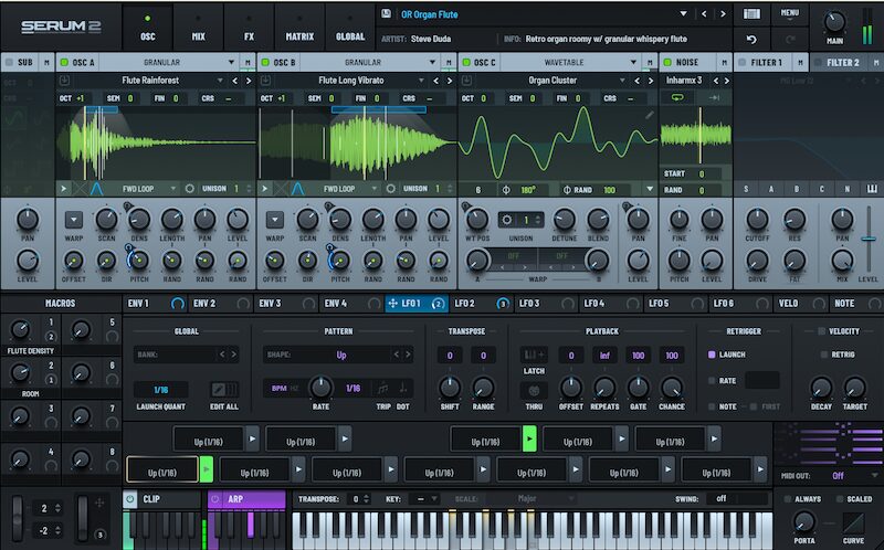 圧倒的音質と操作性を誇るウェーブテーブル・シンセ音源、XFER RECORDS