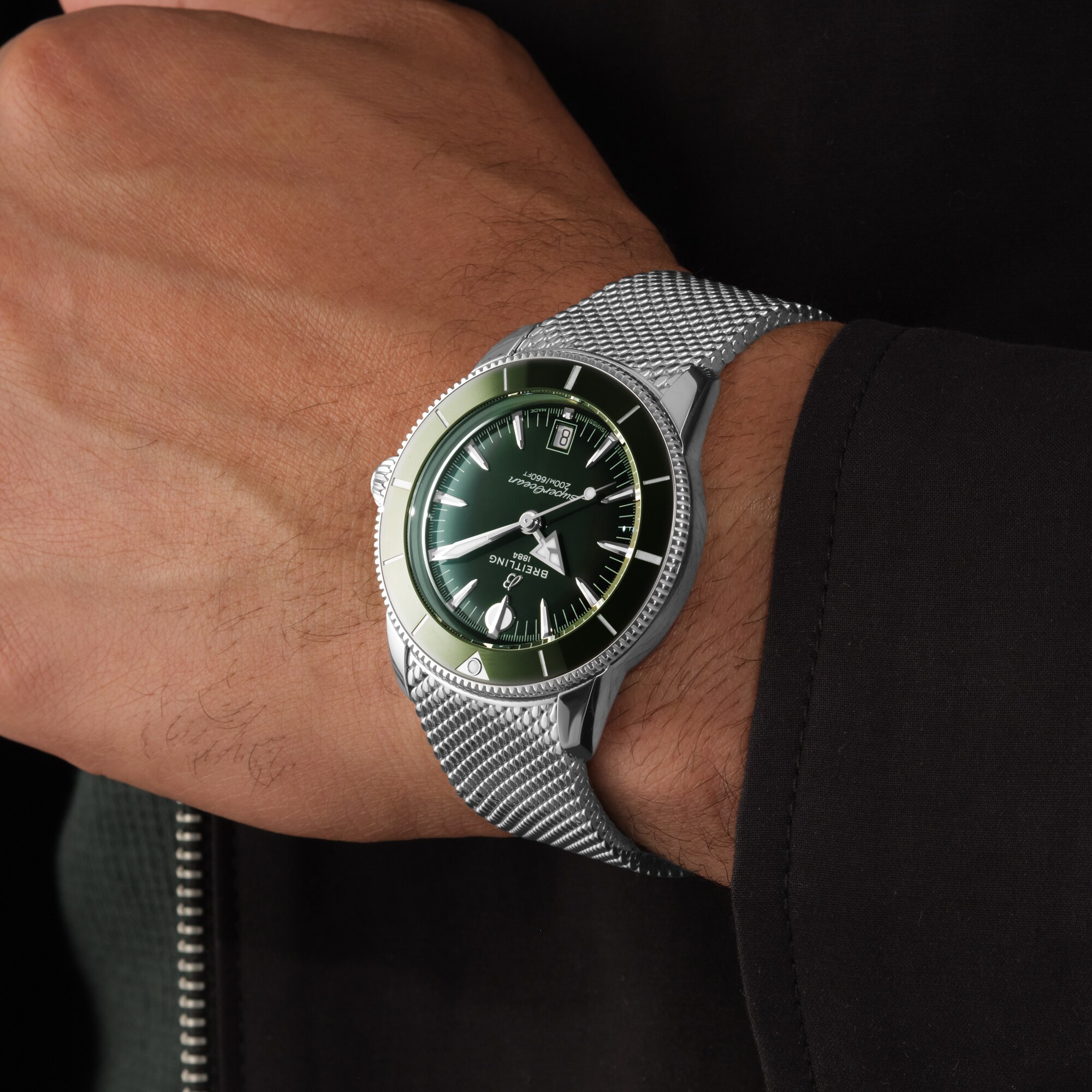 Breitling Superocean Heritage B31 Automatic 42mm Mens Watch Green