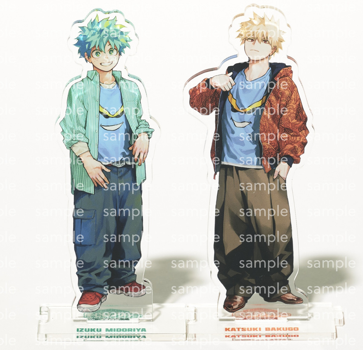 ヒロアカ 原画展 A2アートポスター2枚セット 頑張れ 緑谷出久 デク爆豪