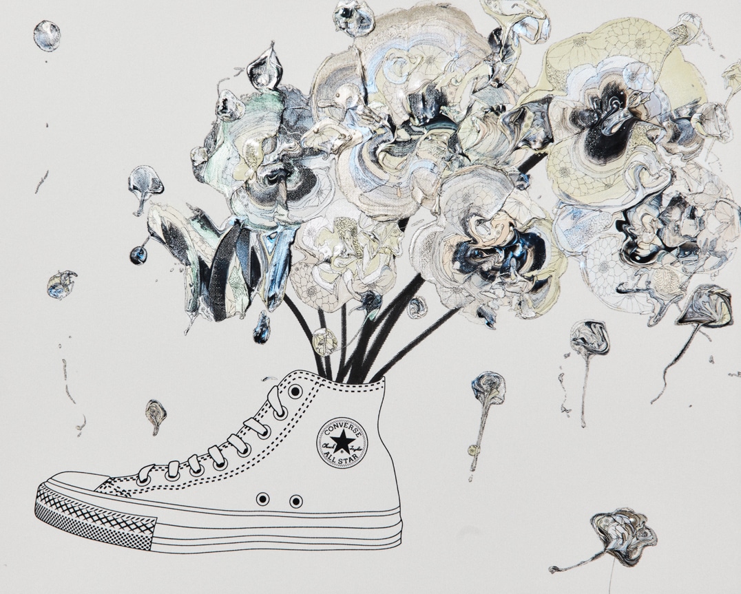 yutaokuda《Colourful Flower 2020／アクリル／S4号 yutaokuda