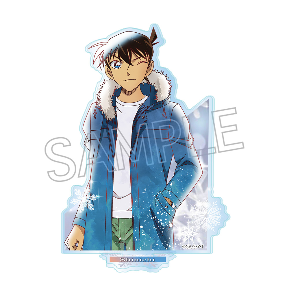 名探偵コナン 工藤新一 服部平次 アクリルスタンド 缶バッジ トムス