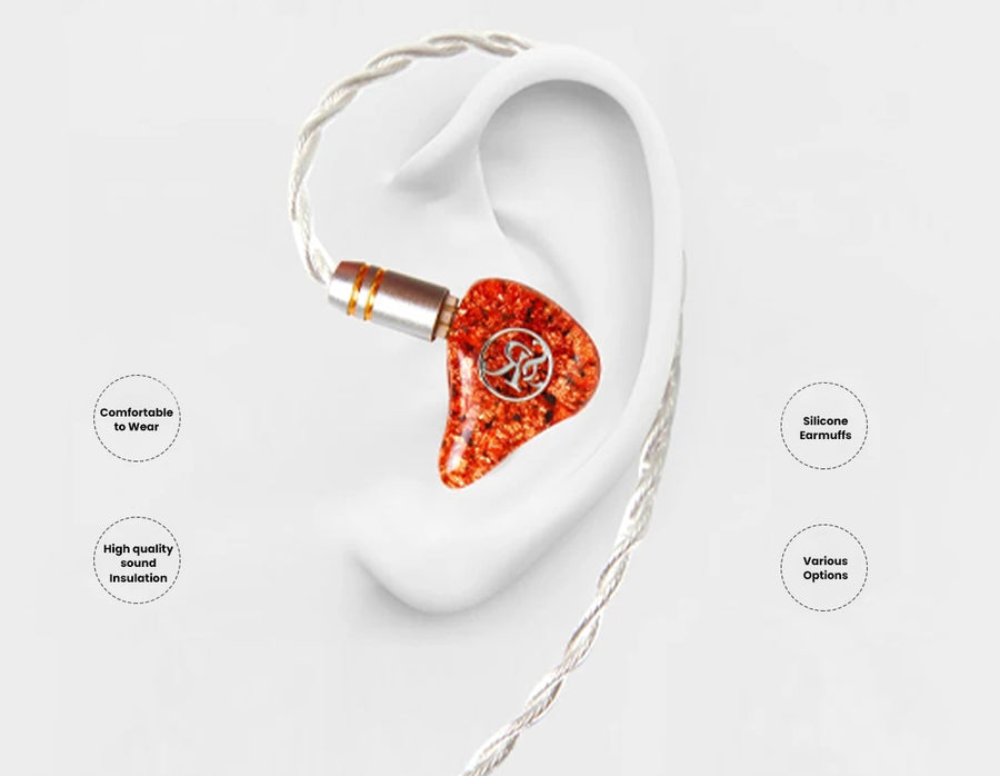 Sound Rhyme DTE500 2EST+ 2BA + 1 DD Hybrid IEM | Concept Kart