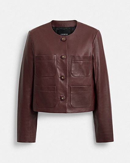 公式】コーチアウトレット | レザー ジャケット