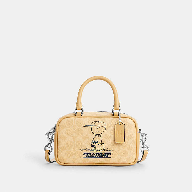 coach × peanuts コレクティブル シグネチャー キャンバス coach