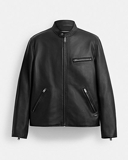 公式】コーチアウトレット | レザー モト ジャケット