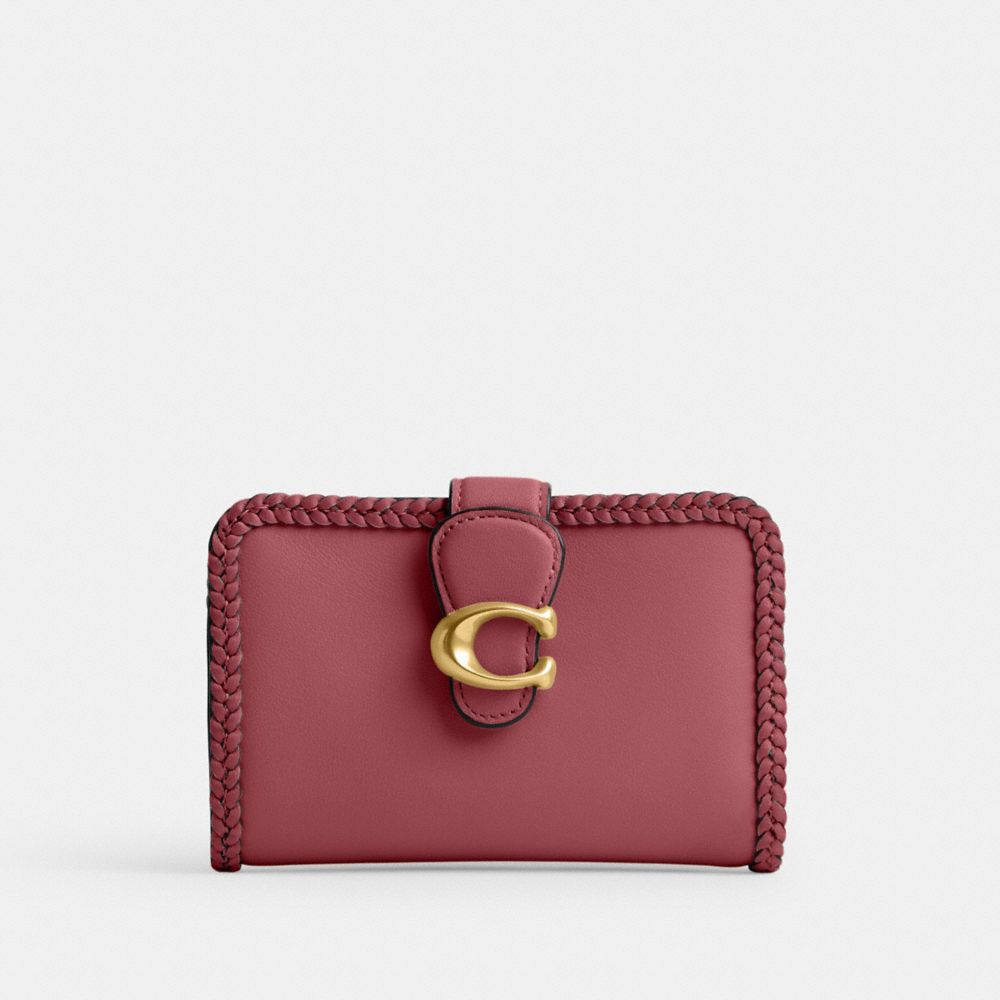 COACHコーチ高級スムースレザータビーミディアム二つ折り財布 タビー