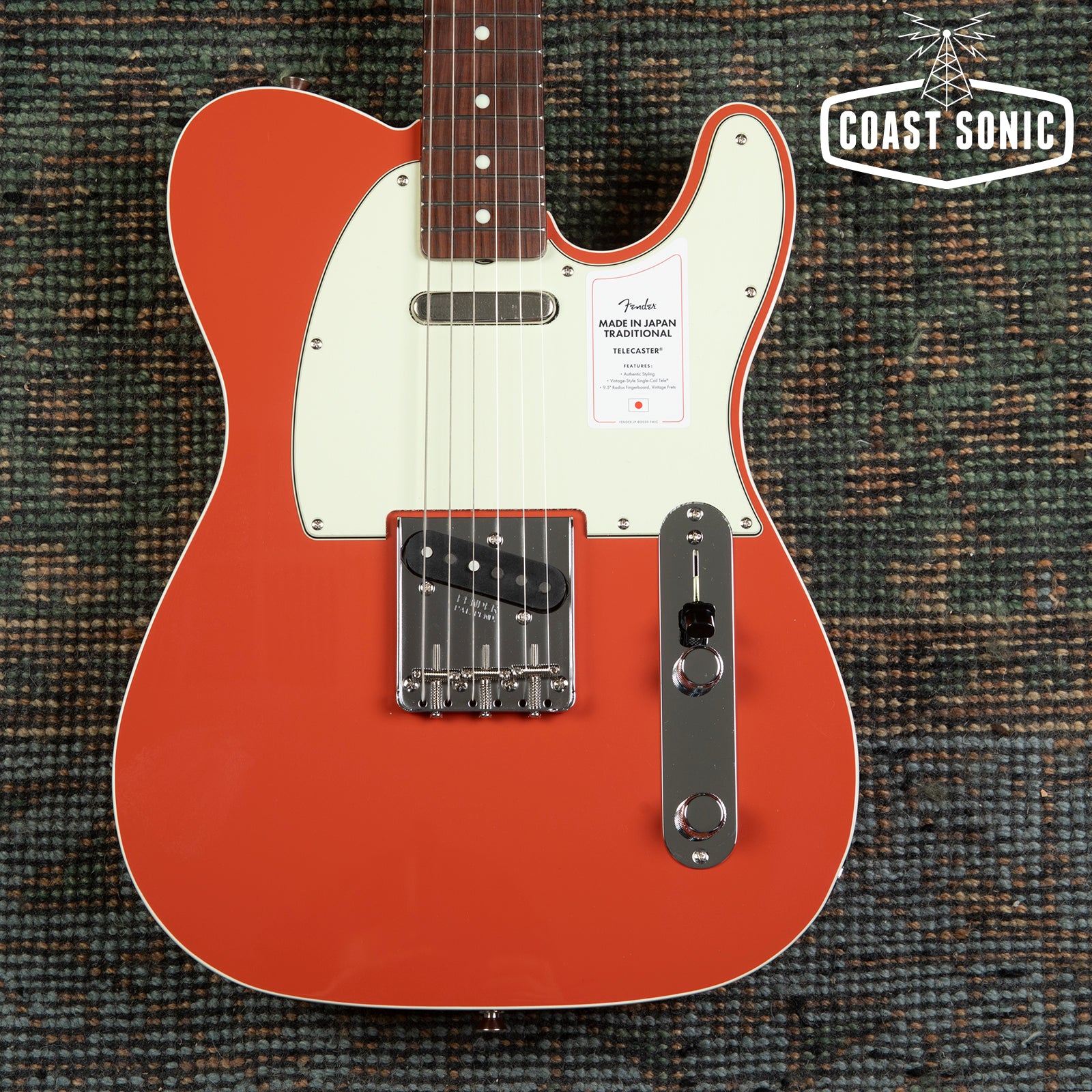 2025 Fender Traditional 60's Telecaster Fiesta Red Made in Japan