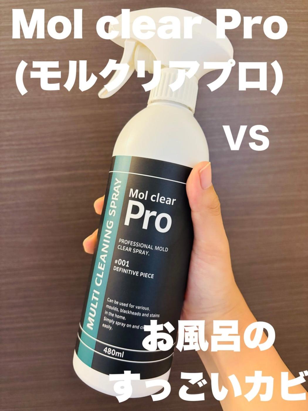 Mol clear Pro カビ除去スプレー 480ml 2本セット 【公式通販】