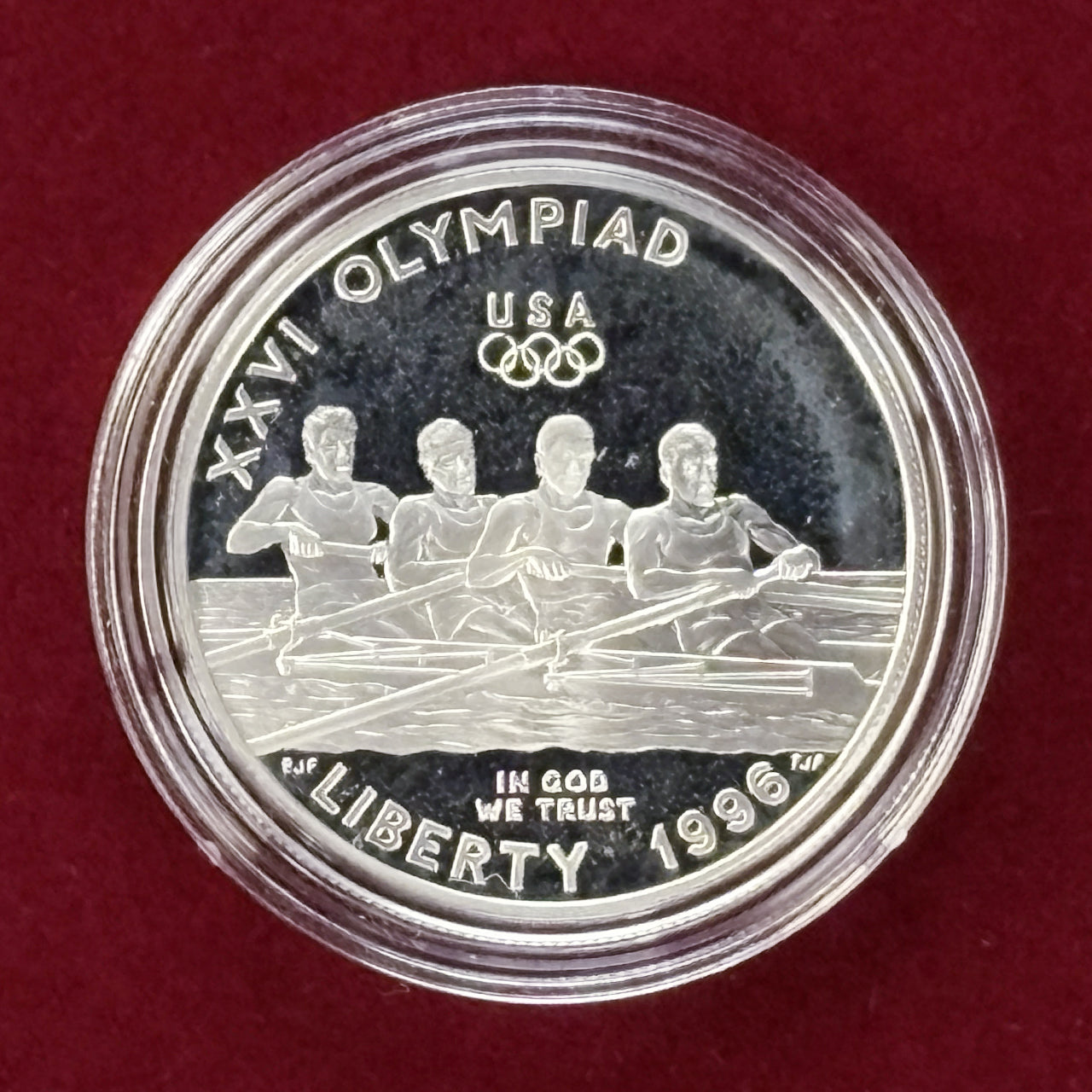 アメリカ】1996年アトランタオリンピック 1ドル 銀貨 プルーフ 1996P