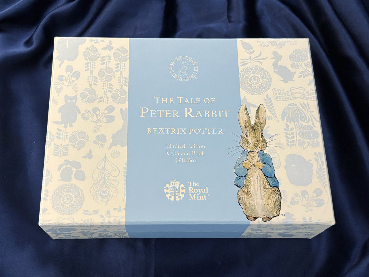 イギリス】ピーター・ラビット 50ペンス 銀貨 プルーフ 2017 絵本付