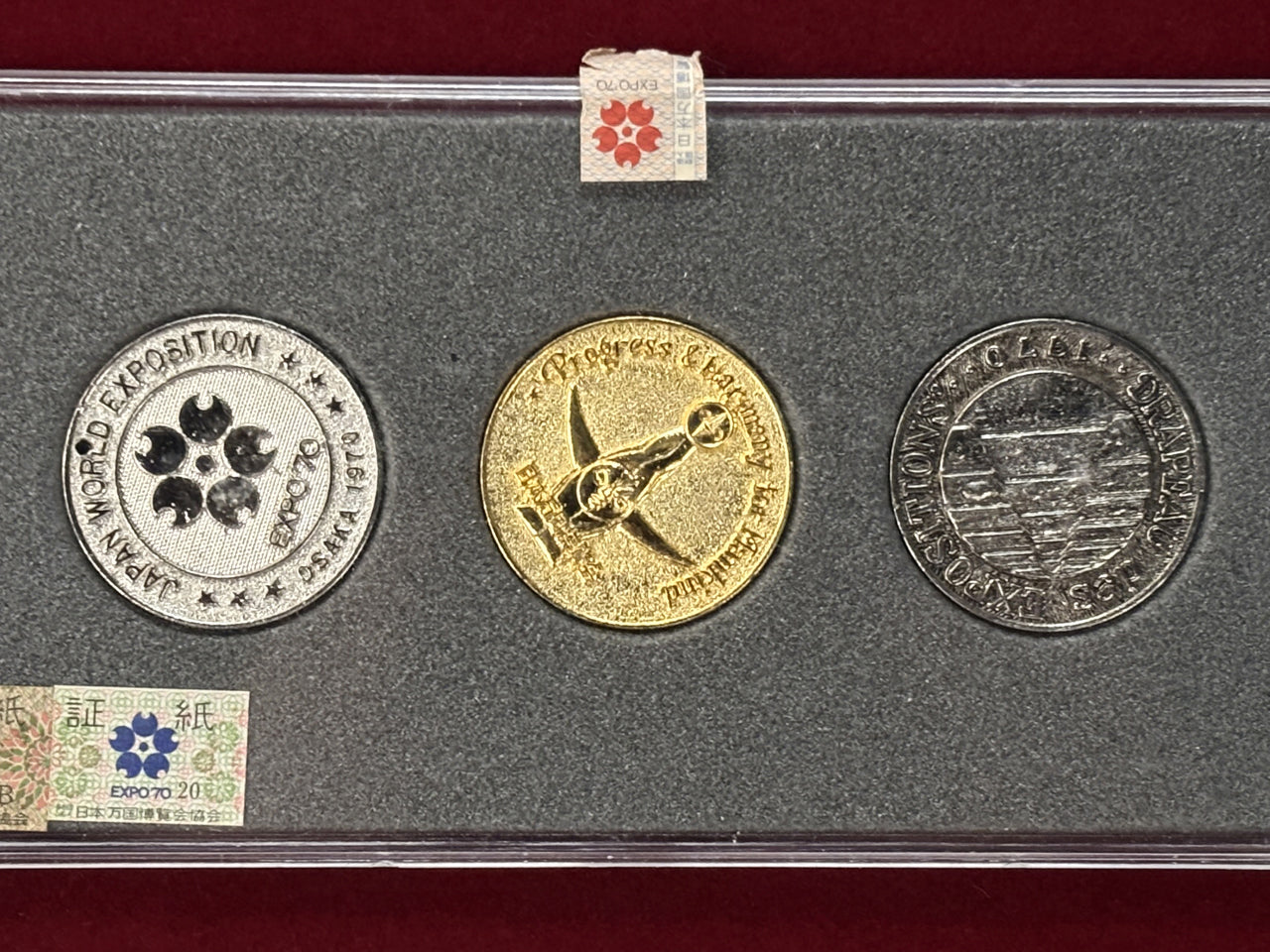 1970年 大阪万博記念小判記念3枚セット horita78_69124