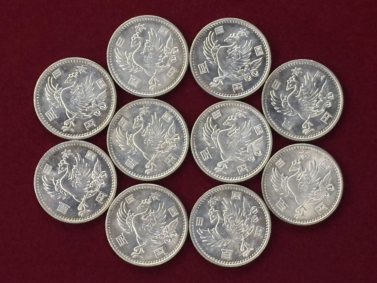 1982年 500円記念硬貨 鳳凰デザイン 1982年 500円記念硬貨 鳳凰