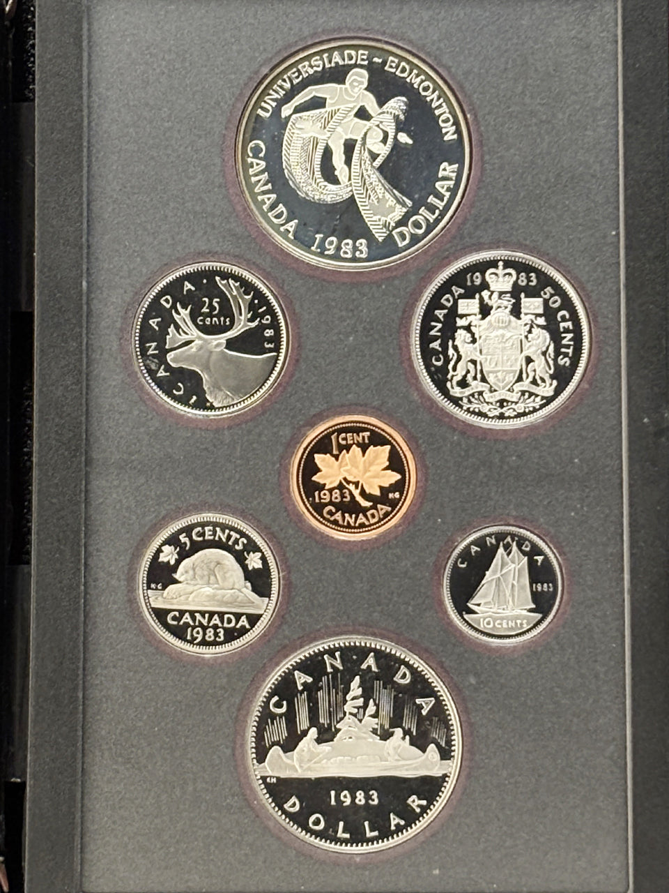 カナダ】プルーフセット 7枚組 1983［C-0000207］ – ワールドコインズ