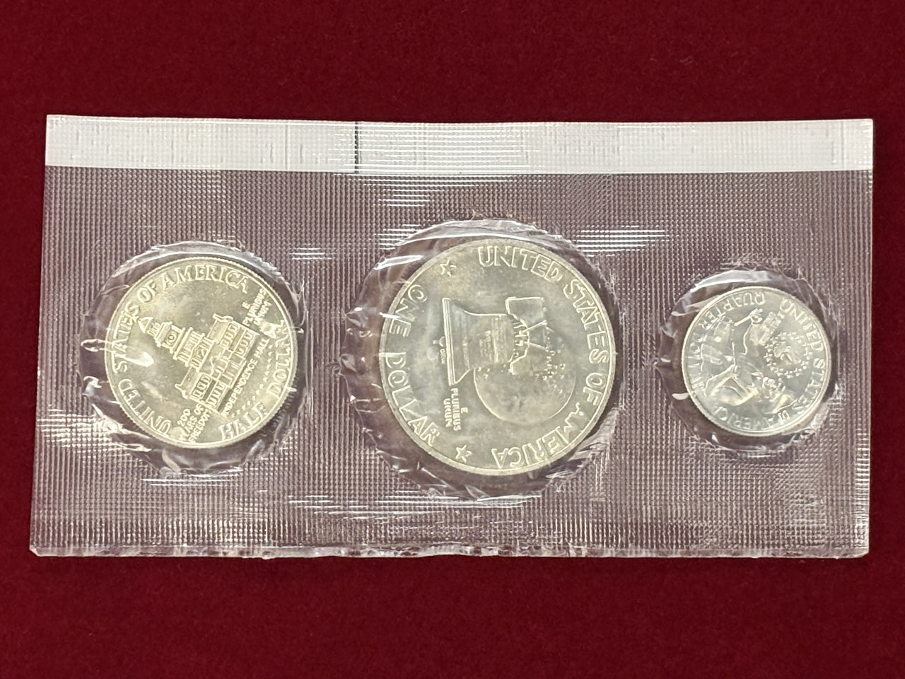 外国記念銀貨3種4枚セット 【アメリカ】アメリカ合衆国建国200年記念