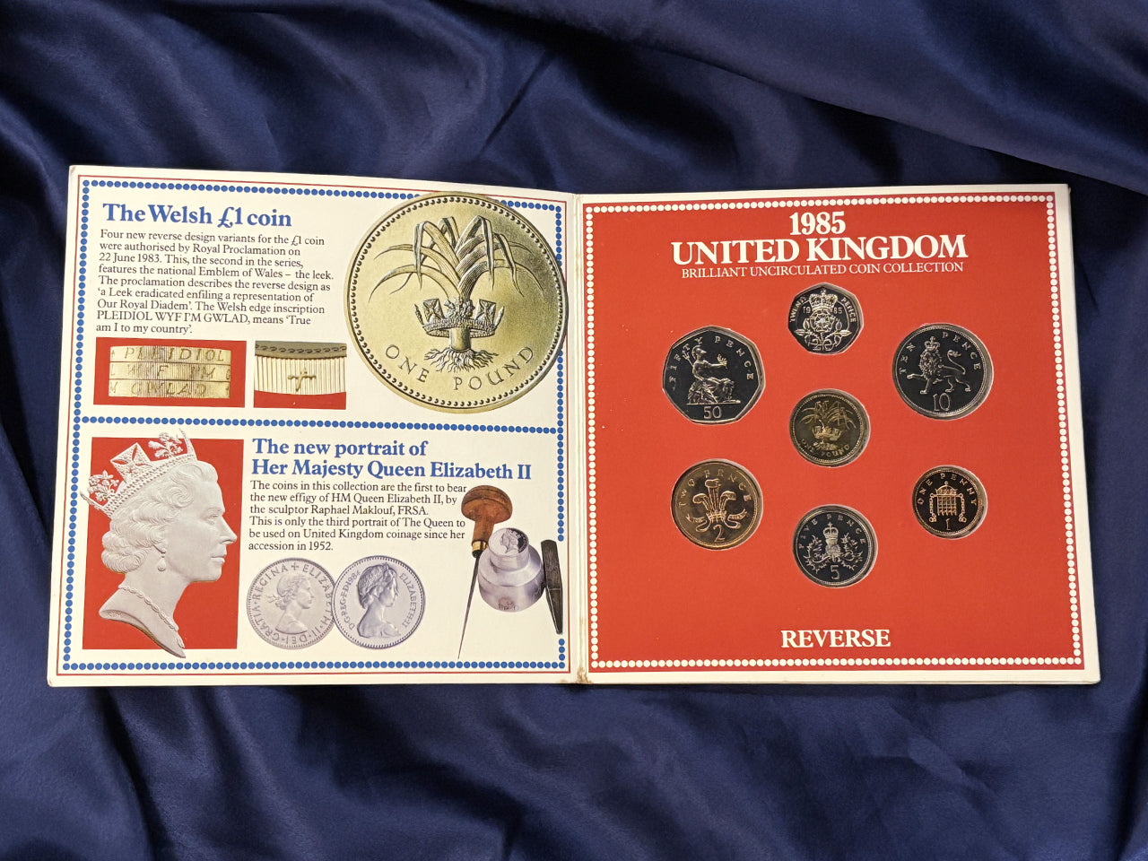 イギリス】コインセット 7枚組 1985［C-0000328］ – ワールドコインズ