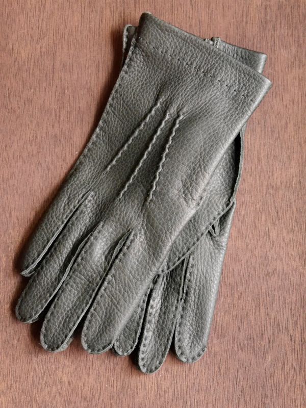 DENTS（デンツ）ハンドソーン ディアスキン グローブ（アンライニング
