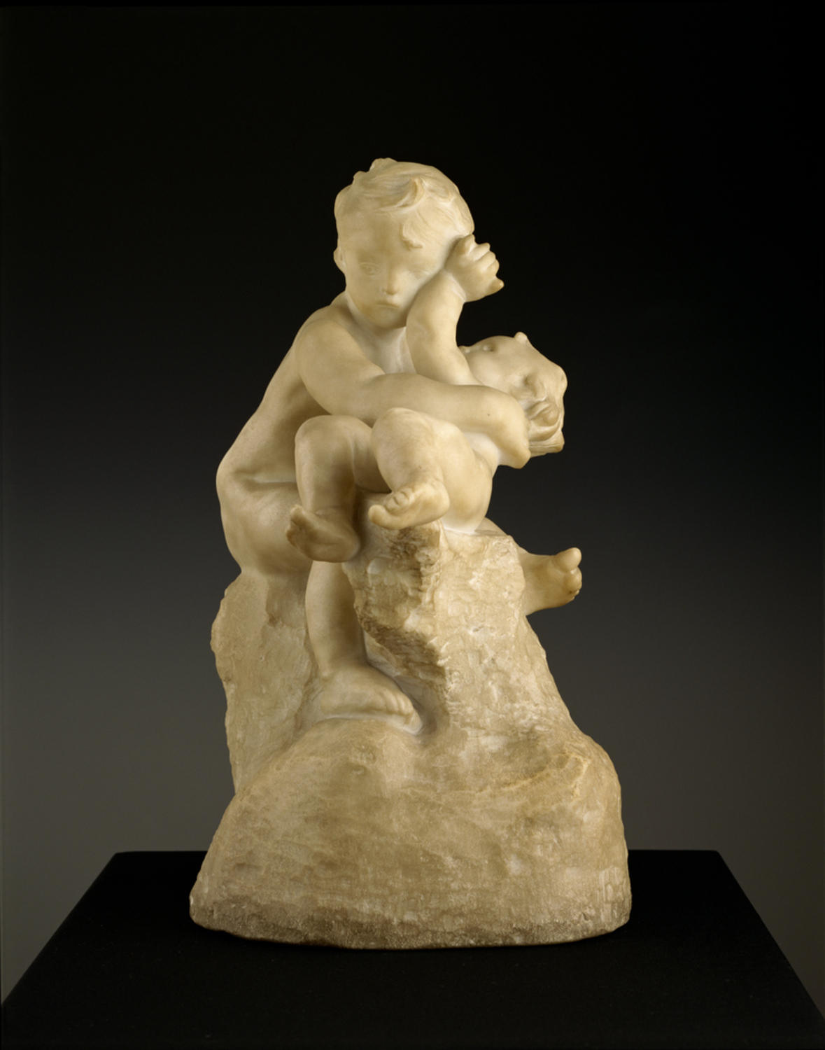 彫刻 女性と子供 65cm ポリレジン