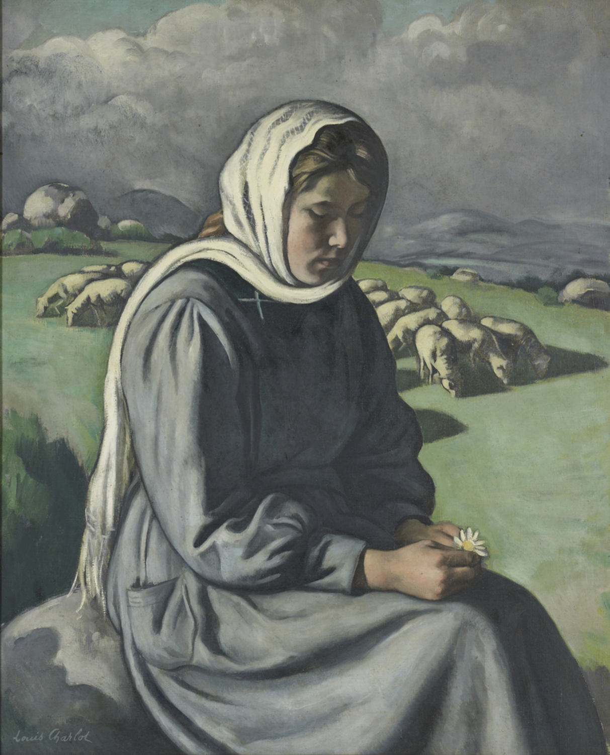 羊飼いの少女|ルイ・シャルロ |所蔵作品検索｜国立西洋美術館