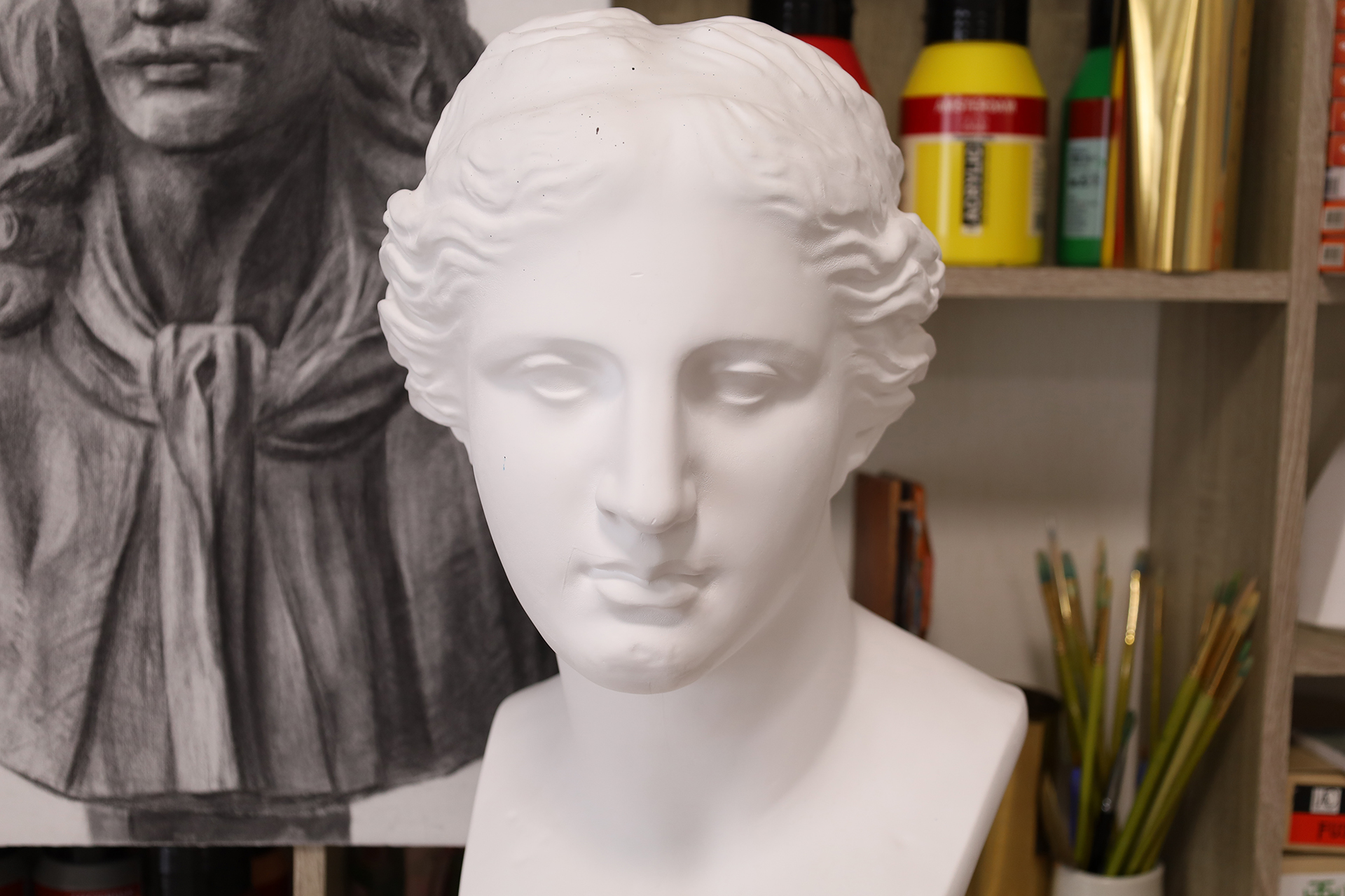 石膏像レンタル&デッサンワンポイント指導スタート🎵 | アトリエ