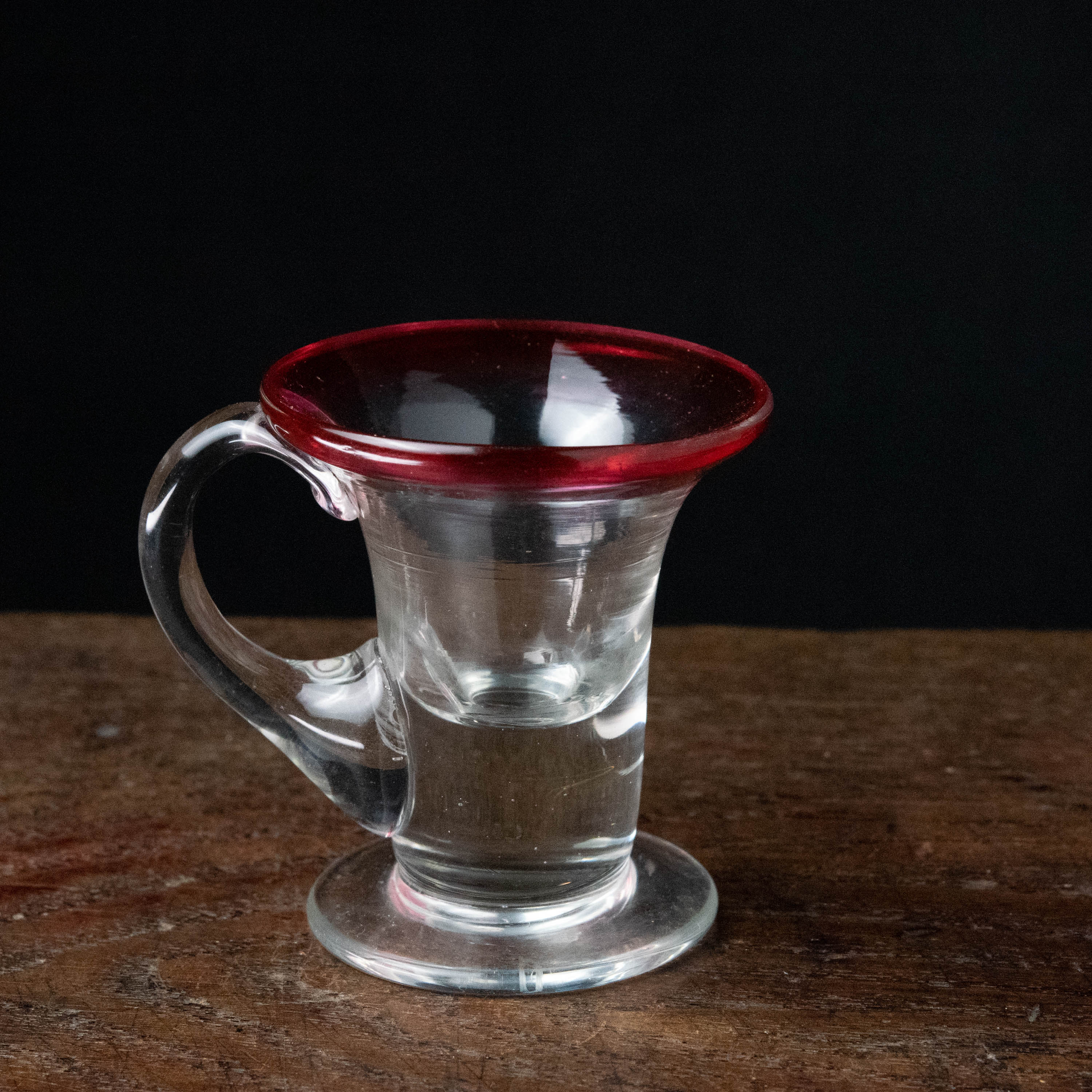 ガラス :: 赤縁 アイスクリームコップ | COTTOU.JP 骨董の通販