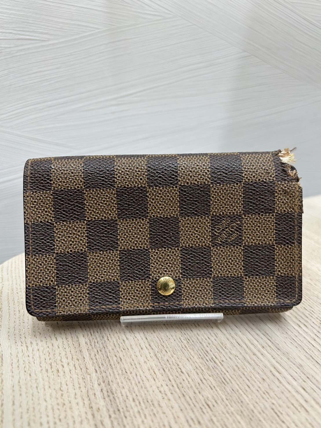 LOUIS VUITTON】 ルイ ヴィトン ダミエ ポルトモネ ビエ トレゾール 2