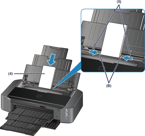 インクジェットプリンター】用紙をセットする (PIXUS iP8730)
