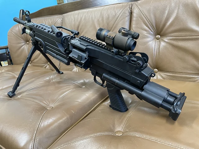 ち*ん様 TOP M249 固定ストック 電動ガン TOP M249 固定ストック電動ガン