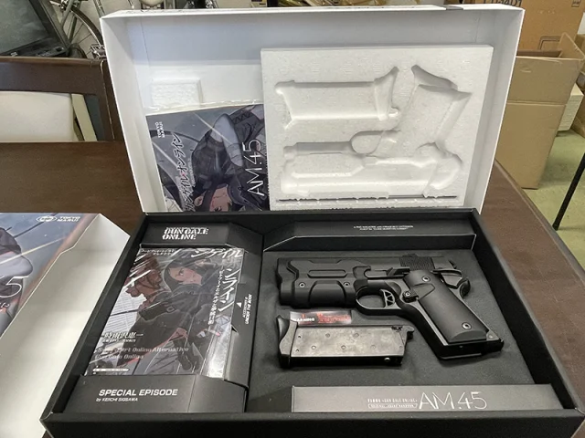 東京マルイ ガンゲイルオンラインコラボ AM.45(カスタム済)+予備