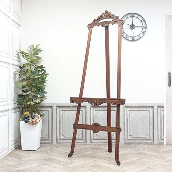 1930年頃 マホガニー材 フランス アンティーク・イーゼル antique70396