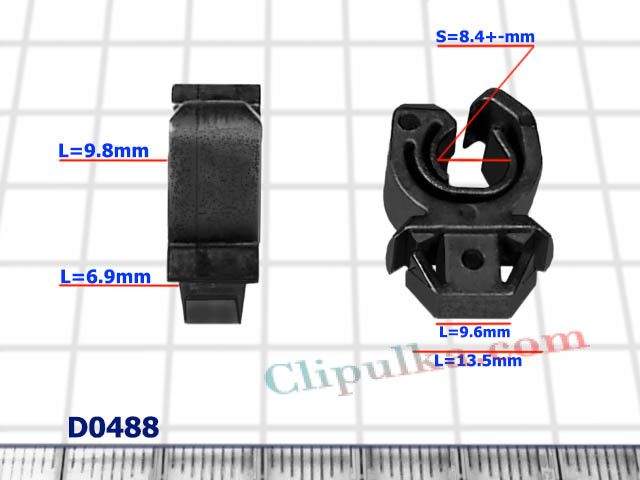 Держатель Штанги Капота Opel Astra G - D0488 Opel Купить Недорого