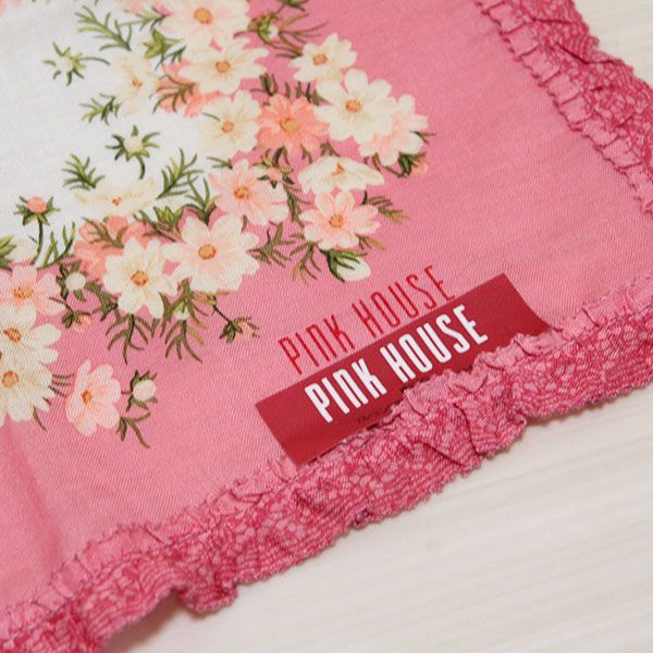 ピンク×ベージュコスモスハンカチ2枚セット - ピンクハウス通販