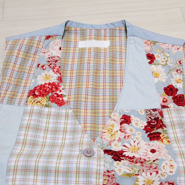 モモンガハウス(花柄パッチワーク柄) 夏仕様 涼しい夏生地を使用