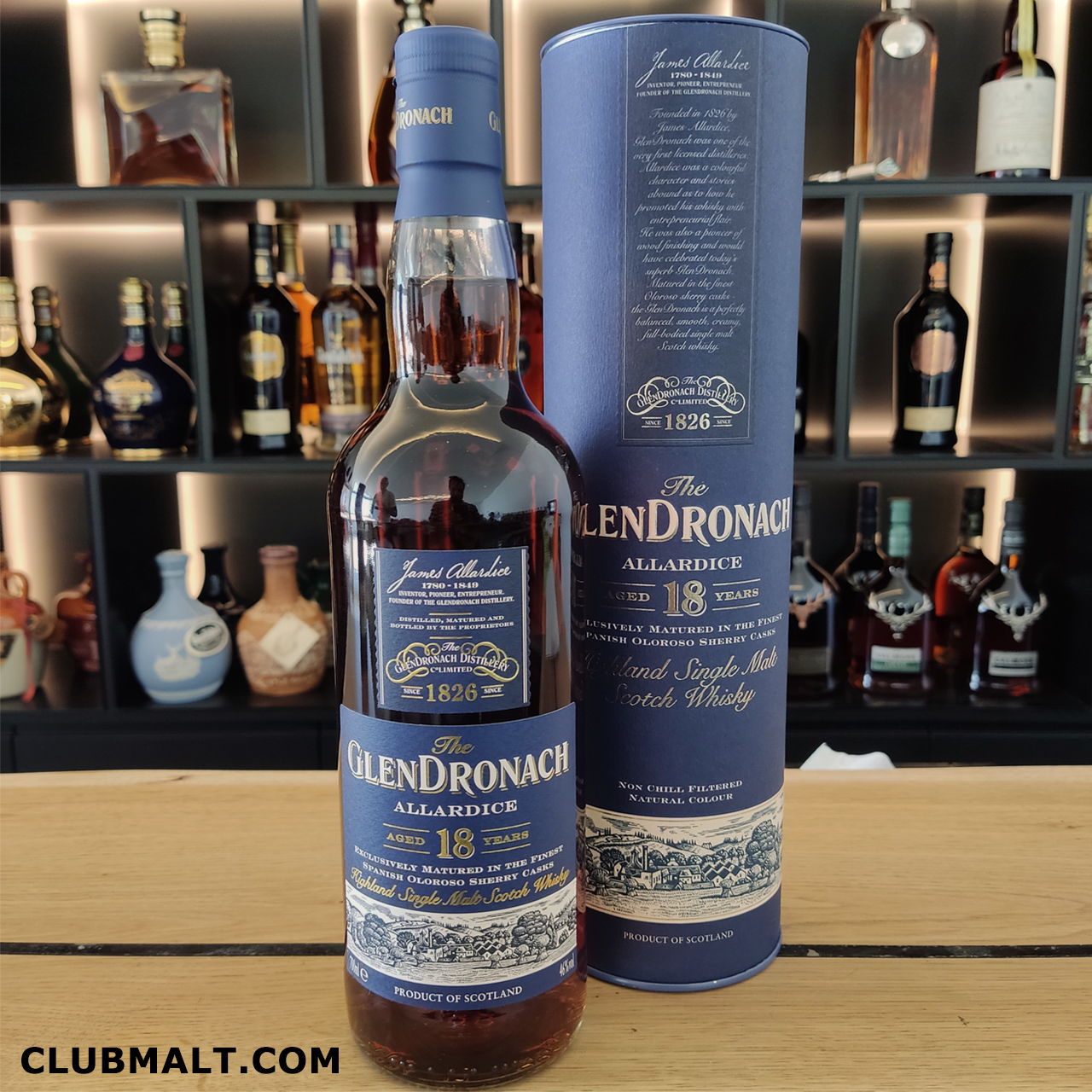 THE GLENDRONACH ALLARDICE BILLY WALKER 18Y 70CL - CLUB MALT