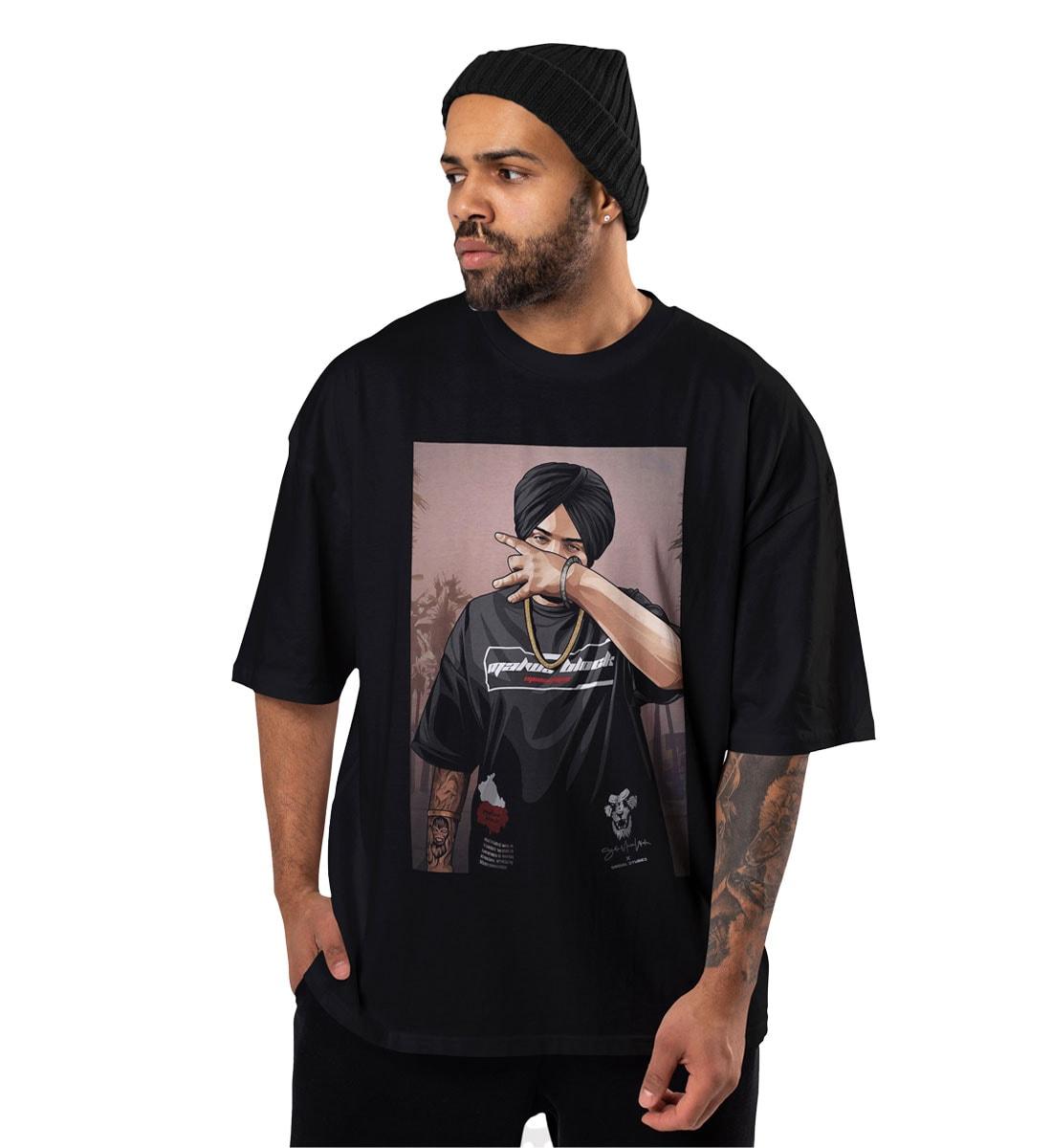 Legend Sidhu Moosewala Oversized T-shirt – Crunk Thread