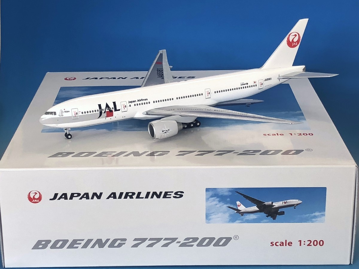 JAL B777-200ER JA711J 1/200モデル JAL B777-200ER JA711J 1/200モデル