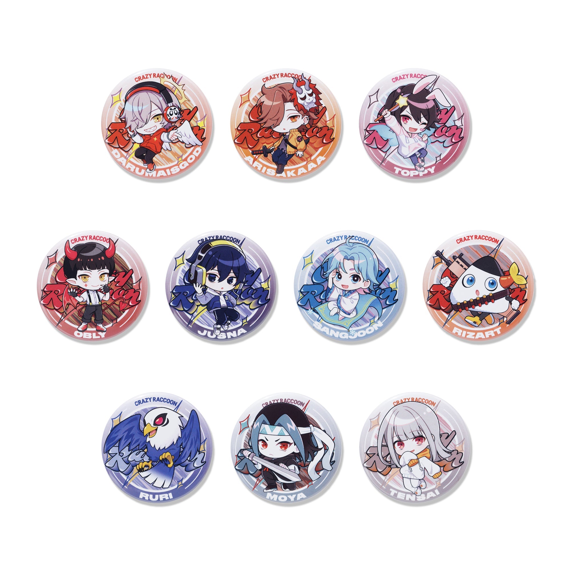アニメキャラクター缶バッジ15個セット アニメキャラクター缶バッジ15