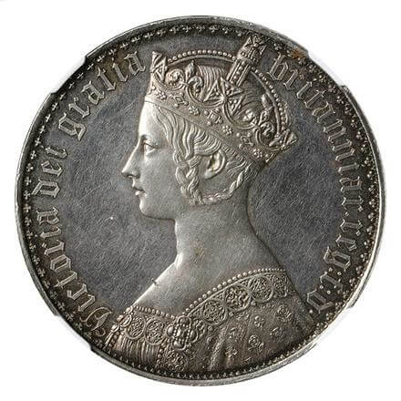 は*ぱ様 1871年英国 ヤングビクトリア女王 4ペンス銀貨 は*ぱ