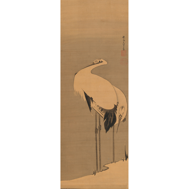双鶴図 - 伊藤若冲 - 日本画 - 名画 - Canon Creative Park
