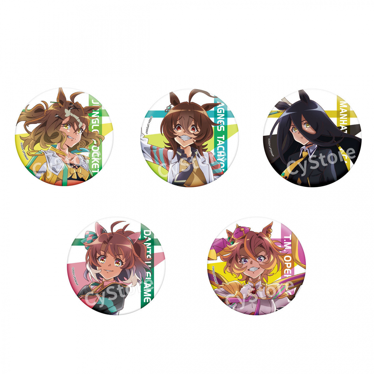 ウマ娘 アグネスタキオン 缶バッジ 新時代 キャラバッジ Agnes Tachyon