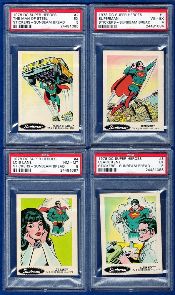 Auction Prices Realized Non-Sport Cards 1978 DC SUPER HEROES