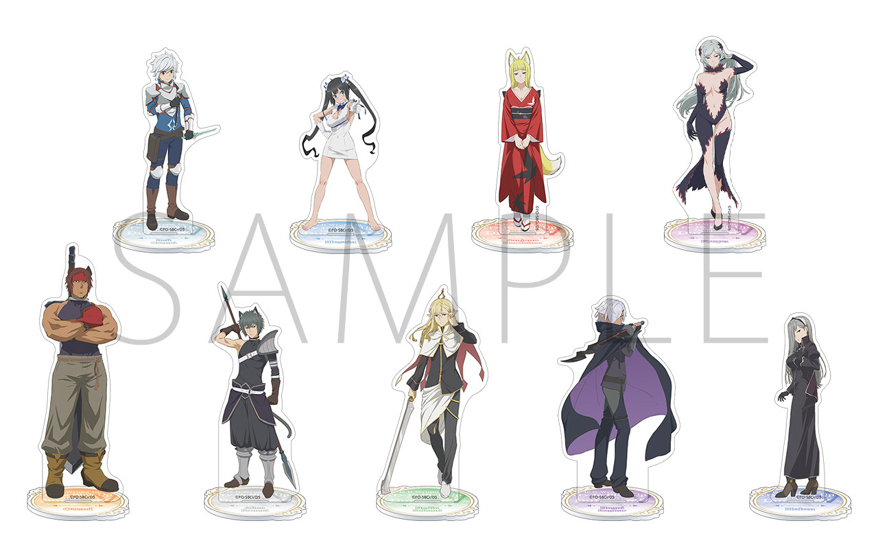 未開封 ダンまち 販売済み AnimeJapan アクリルスタンド 2点 未開封