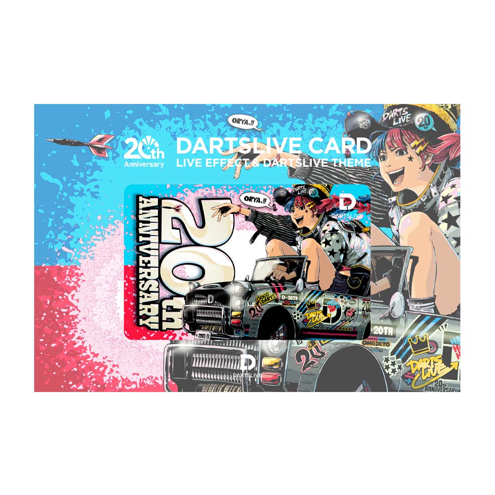 DARTSLIVE 10周年記念ICカード DARTSLIVE 10周年記念ICカード