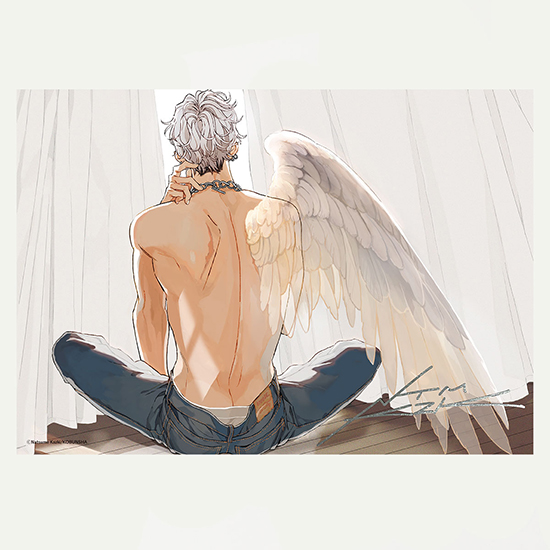 ヒズ・リトル・アンバー]【受発注】箔押し複製サイン入りA4アクリル