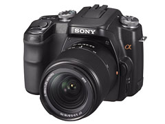 ソニー、デジタル一眼レフ「α100」