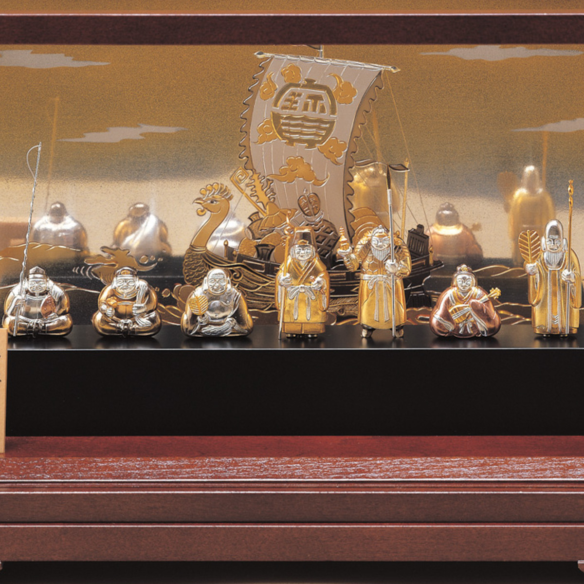 取引者様限定】木製 七福神 縁起物 美術品 アンティークコレクション