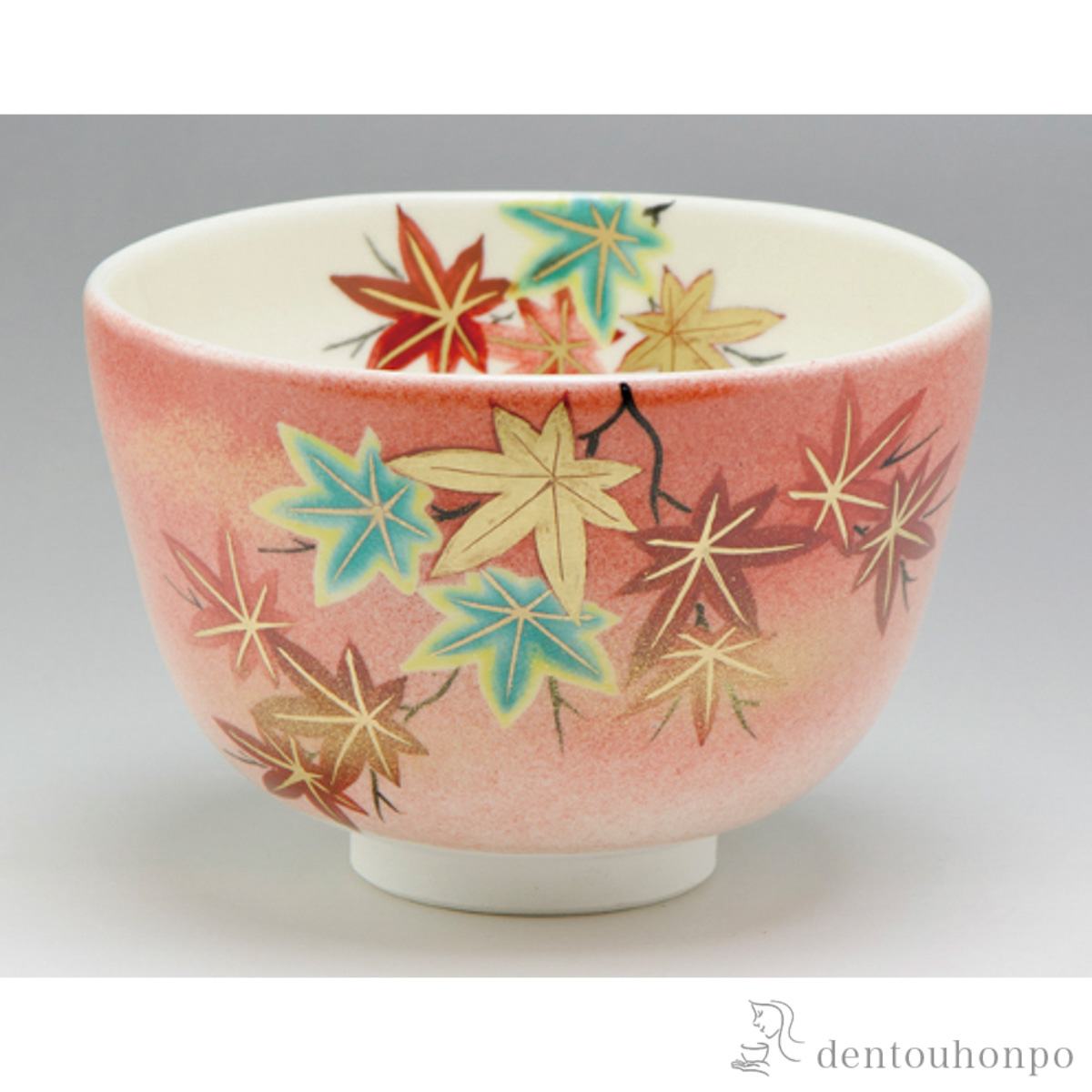 京焼・清水焼 二代 高木岩華作 赤絵古式模様小鉢 共箱 古物。 【公式通販】