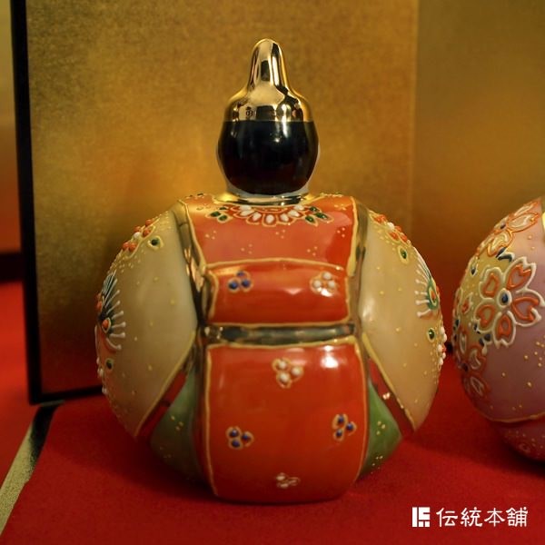 高級 九谷焼 立雛人形 良品です 高級 九谷焼 立雛人形 良品です 九谷焼